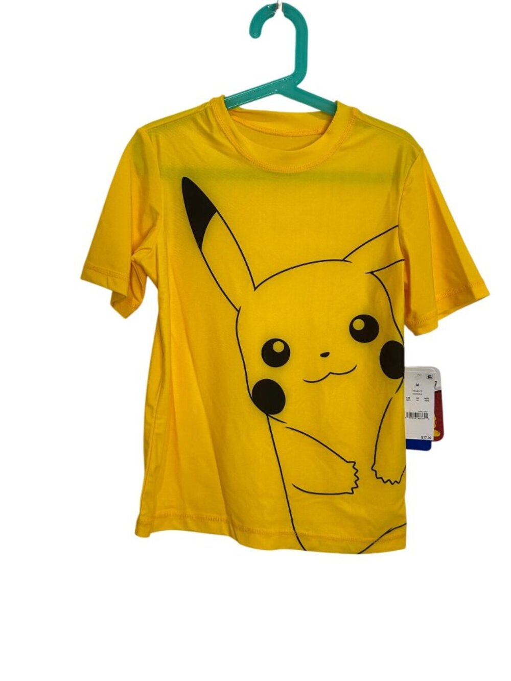 NWT Boys' Medium Pokemon Rash Guard Top with UPF 50+ - Pikachu - Picture 3 of 6